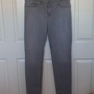 Grey skinny jeans, size 14